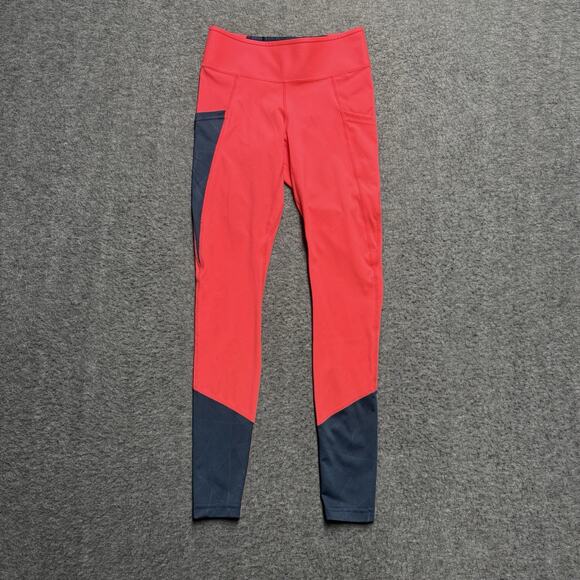 Pearl Izumi Pants - Pearl Izumi Wander Capri Leggings Women's XS Coral Pink Black Workout Active